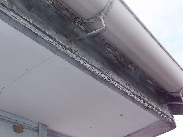 鼻隠し板の劣化状況